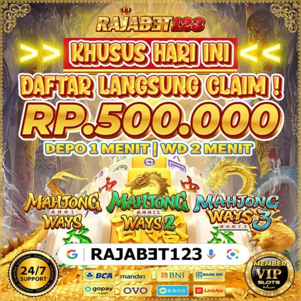 Rajabet123: Situs 888 Slot Indo Deposit Kecil Via Dana